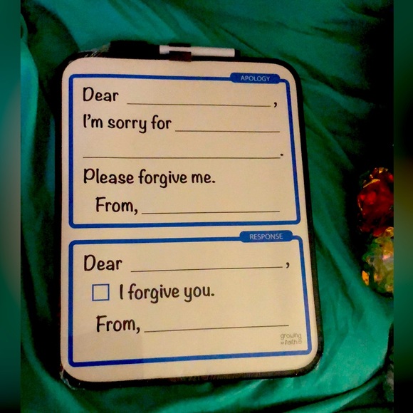 New “I’m Sorry” White Board includes marker, . Great Gift idea - Anyone - Picture 1 of 10